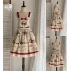 Miss Point Strawberry Pictorial Blouse Salopette JSK and One Piece(Reservation/2 Colours/Full Payment Without Shipping)